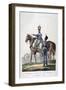 Uniform of a Squadron of Horse Artillery Train of a Swiss Regiment, France, 1823-Charles Etienne Pierre Motte-Framed Giclee Print