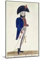 Uniform of an Argentine Officer at the Time of the Declaration of Independence, 1816-null-Mounted Giclee Print