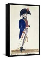 Uniform of an Argentine Officer at the Time of the Declaration of Independence, 1816-null-Framed Stretched Canvas