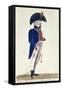 Uniform of an Argentine Officer at the Time of the Declaration of Independence, 1816-null-Framed Stretched Canvas