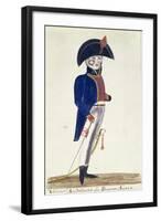 Uniform of an Argentine Officer at the Time of the Declaration of Independence, 1816-null-Framed Giclee Print