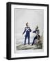 Uniform of Artillerymen, France, 1823-Charles Etienne Pierre Motte-Framed Giclee Print