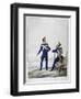 Uniform of Artillerymen, France, 1823-Charles Etienne Pierre Motte-Framed Giclee Print