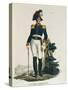 Uniform of Cavalry General Stationed in Mexico City-Claudio Linati-Stretched Canvas