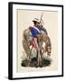 Uniform of Infantry Dragoon-Claudio Linati-Framed Giclee Print