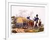 Uniform of Royal Artillery Drivers (With Wagon and Camp), from 'Costume of the British Empire,…-Charles Hamilton Smith-Framed Giclee Print