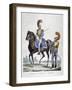 Uniform of the 1st Regiment of Carabiniers, France, 1823-Charles Etienne Pierre Motte-Framed Giclee Print