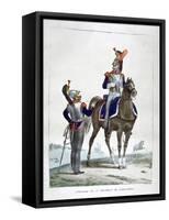 Uniform of the 1st Regiment of Chasseurs, France, 1823-Charles Etienne Pierre Motte-Framed Stretched Canvas