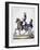 Uniform of the 1st Regiment of Chasseurs of the Royal Guard, France, 1823-Charles Etienne Pierre Motte-Framed Giclee Print