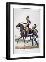 Uniform of the Elite Gendarmes of the Royal Guard, France, 1823-Charles Etienne Pierre Motte-Framed Giclee Print