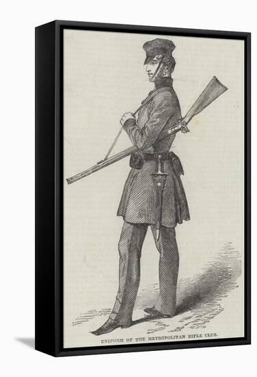 Uniform of the Metropolitan Rifle Club-null-Framed Stretched Canvas