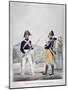 Uniform of the Royal Foot Gendarmes, France, 1823-Charles Etienne Pierre Motte-Mounted Giclee Print