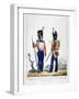 Uniform of the Swiss Grenadiers 7th Regiment of Infantry of the Royal Guard, France, 1823-Charles Etienne Pierre Motte-Framed Giclee Print
