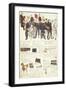 Uniform Variations of Great Manoeuvres Campaign of Kingdom of Italy-null-Framed Giclee Print