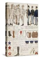 Uniform Variations of Kingdom of Italy, 1906-null-Stretched Canvas