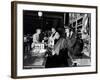 Uniformed Actor/Pilot, Col. Jimmy Stewart Talking on Telephone at Father's Hardware Store-Peter Stackpole-Framed Photographic Print