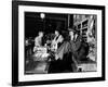 Uniformed Actor/Pilot, Col. Jimmy Stewart Talking on Telephone at Father's Hardware Store-Peter Stackpole-Framed Photographic Print