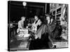 Uniformed Actor/Pilot, Col. Jimmy Stewart Talking on Telephone at Father's Hardware Store-Peter Stackpole-Stretched Canvas