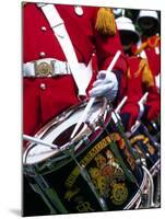 Uniformed Guardsman Playing Drum, Bermuda, Caribbean-Robin Hill-Mounted Premium Photographic Print