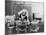 Uniformed Nurse Bathes a Baby in Hospital-null-Mounted Photographic Print