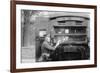 Uniformed Postal Official Tests Regulation Army 44 Colt-null-Framed Premium Giclee Print