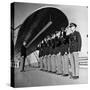 Uniformed Tour Guides Lined Up For Inspection at the 1939 New York World's Fair-Alfred Eisenstaedt-Stretched Canvas