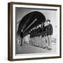 Uniformed Tour Guides Lined Up For Inspection at the 1939 New York World's Fair-Alfred Eisenstaedt-Framed Photographic Print