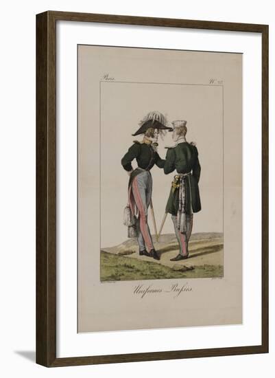 Uniformes Russes-Horace Vernet-Framed Giclee Print