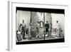 Uniforms in Store Window-null-Framed Art Print