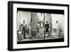 Uniforms in Store Window-null-Framed Premium Giclee Print