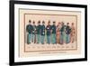 Uniforms of 10 Infantry Figures, 1899-Arthur Wagner-Framed Art Print