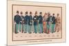 Uniforms of 10 Infantry Figures, 1899-Arthur Wagner-Mounted Art Print