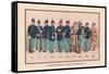 Uniforms of 10 Infantry Figures, 1899-Arthur Wagner-Framed Stretched Canvas