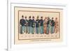 Uniforms of 10 Infantry Figures, 1899-Arthur Wagner-Framed Art Print