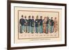 Uniforms of 10 Infantry Figures, 1899-Arthur Wagner-Framed Art Print