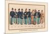 Uniforms of 10 Infantry Figures, 1899-Arthur Wagner-Mounted Art Print