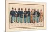 Uniforms of 10 Infantry Figures, 1899-Arthur Wagner-Stretched Canvas