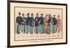 Uniforms of 10 Infantry Figures, 1899-Arthur Wagner-Framed Art Print