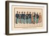 Uniforms of 10 Infantry Figures, 1899-Arthur Wagner-Framed Art Print