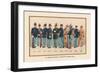 Uniforms of 10 Infantry Figures, 1899-Arthur Wagner-Framed Art Print