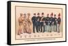 Uniforms of 7 Artillery and 3 Officers, 1899-Arthur Wagner-Framed Stretched Canvas