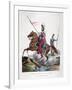 Uniforms of a Regiment of Lancers of the French Royal Guard, 1823-Charles Etienne Pierre Motte-Framed Giclee Print