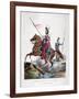 Uniforms of a Regiment of Lancers of the French Royal Guard, 1823-Charles Etienne Pierre Motte-Framed Giclee Print