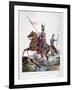 Uniforms of a Regiment of Lancers of the French Royal Guard, 1823-Charles Etienne Pierre Motte-Framed Giclee Print