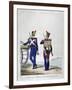 Uniforms of a Swiss Artillery Regiment, 1823-Charles Etienne Pierre Motte-Framed Giclee Print