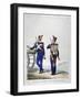 Uniforms of a Swiss Artillery Regiment, 1823-Charles Etienne Pierre Motte-Framed Giclee Print