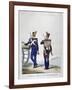 Uniforms of a Swiss Artillery Regiment, 1823-Charles Etienne Pierre Motte-Framed Giclee Print