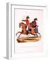 Uniforms of an Aide De Camp, and of a Brigade Major of Cavalry, from 'Costume of the British…-Charles Hamilton Smith-Framed Premium Giclee Print