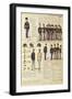 Uniforms of Grand Duchy of Tuscany, Color Plate, 1854-Quinto Cenni-Framed Giclee Print