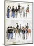 Uniforms of Grand Duchy of Tuscany in 1851-null-Mounted Giclee Print